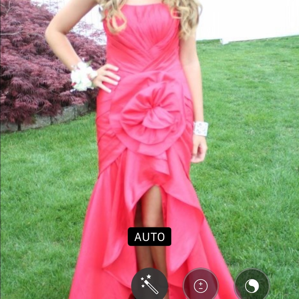 Cherry Red Spanish style Gown